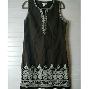 Charter Club Embroidered Dress
